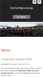 Mobile Screenshot of festival-reporter.de